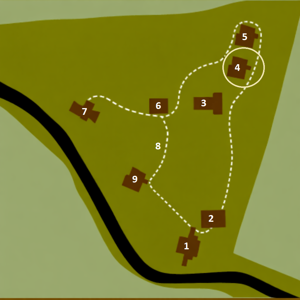 Plattegrond hoofd BMD Bunker B