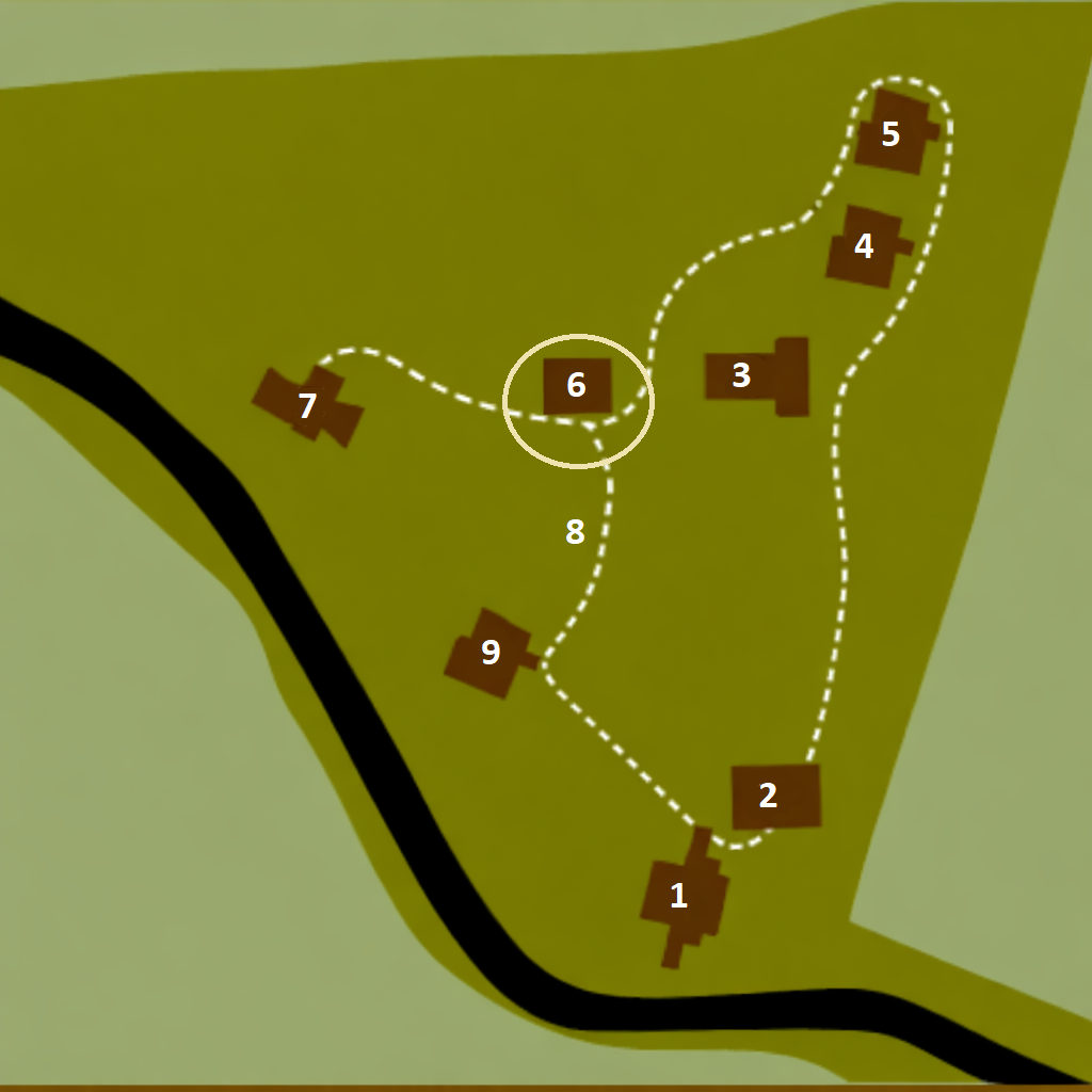 Plattegrond hoofd BMD Bunker F